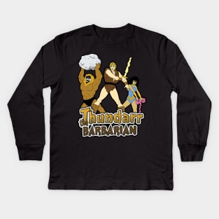 Thundarr The Barbarian Kids Long Sleeve T-Shirt